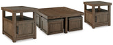 Best Furniture Outlet - Ashley Furniture - Boardernest Coffee Table and 2 End Tables - Coffee Table and 2 End Tables - T738T1