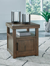 Best Furniture Outlet - Ashley Furniture - Boardernest End Table - Rectangular End Table / Brown - T738-3