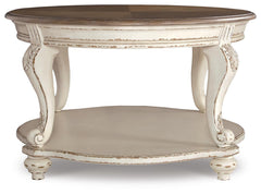 Realyn Coffee Table, 2 Ends and Console