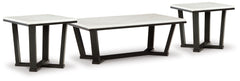 Best Furniture Outlet - Ashley Furniture - Fostead Coffee Table and 2 Ends - Coffee Table and 2 Ends - T770T1