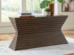 Best Furniture Outlet - Ashley Furniture - Hannodream Sofa Table - Sofa Table / Warm Brown - T821-4