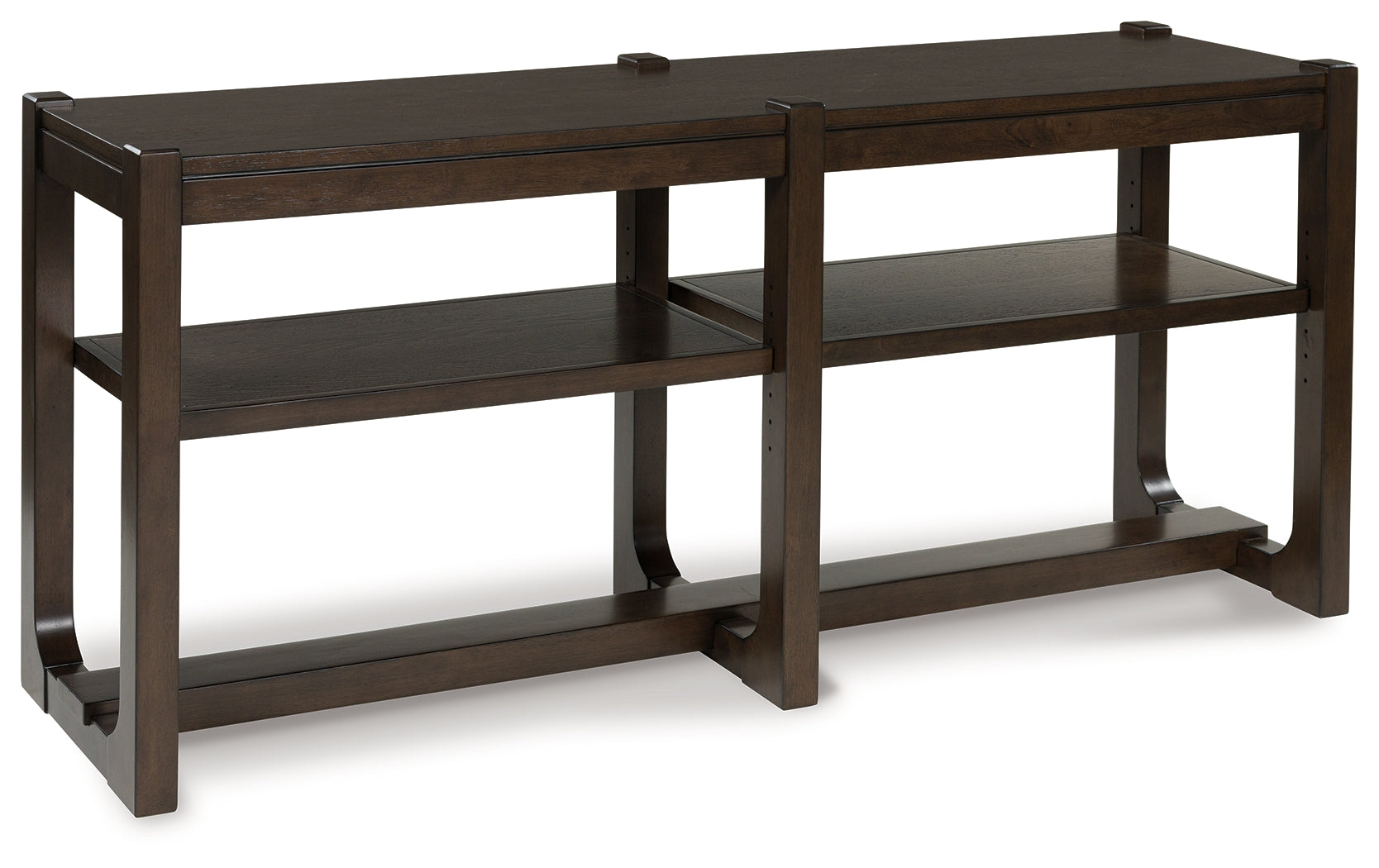 Best Furniture Outlet - Ashley Furniture - Breckington Sofa Table - Sofa Table / Dark Brown - T856-4