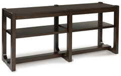 Best Furniture Outlet - Ashley Furniture - Breckington Sofa Table - Sofa Table / Dark Brown - T856-4