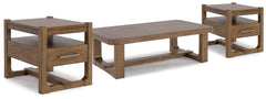 Best Furniture Outlet - Ashley Furniture - Cabalynn Coffee Table and 2 End Tables - Coffee Table and 2 End Tables - T974T1