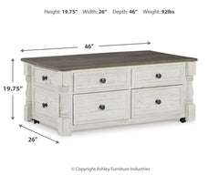 Havalance Lift-Top Coffee Table