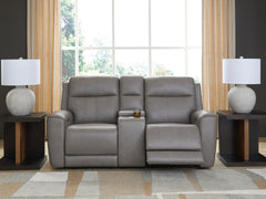 Best Furniture Outlet - Ashley Furniture - 5Z-Comfort Living Room - PWR REC Loveseat/CON/ADJ HDRST / Coin - PCU1090018