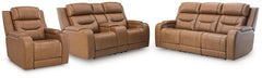 Best Furniture Outlet - Ashley Furniture - Knightington Power Reclining Sofa, Loveseat and Recliner - Power Reclining Sofa, Loveseat and Recliner - PCU11600U2