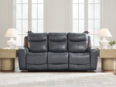 Best Furniture Outlet - Ashley Furniture - Next Move Living Room - PWR REC Loveseat/CON/ADJ HDRST / Mahogany - PCU1210218