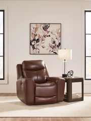 Best Furniture Outlet - Ashley Furniture - Next Move Living Room - PWR Recliner/ADJ Headrest / Mahogany - PCU1210213
