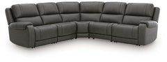 Best Furniture Outlet - Ashley Furniture - 5Z - Pittson Sectional - 5-Piece Power Reclining Sectional - PCU12600S9
