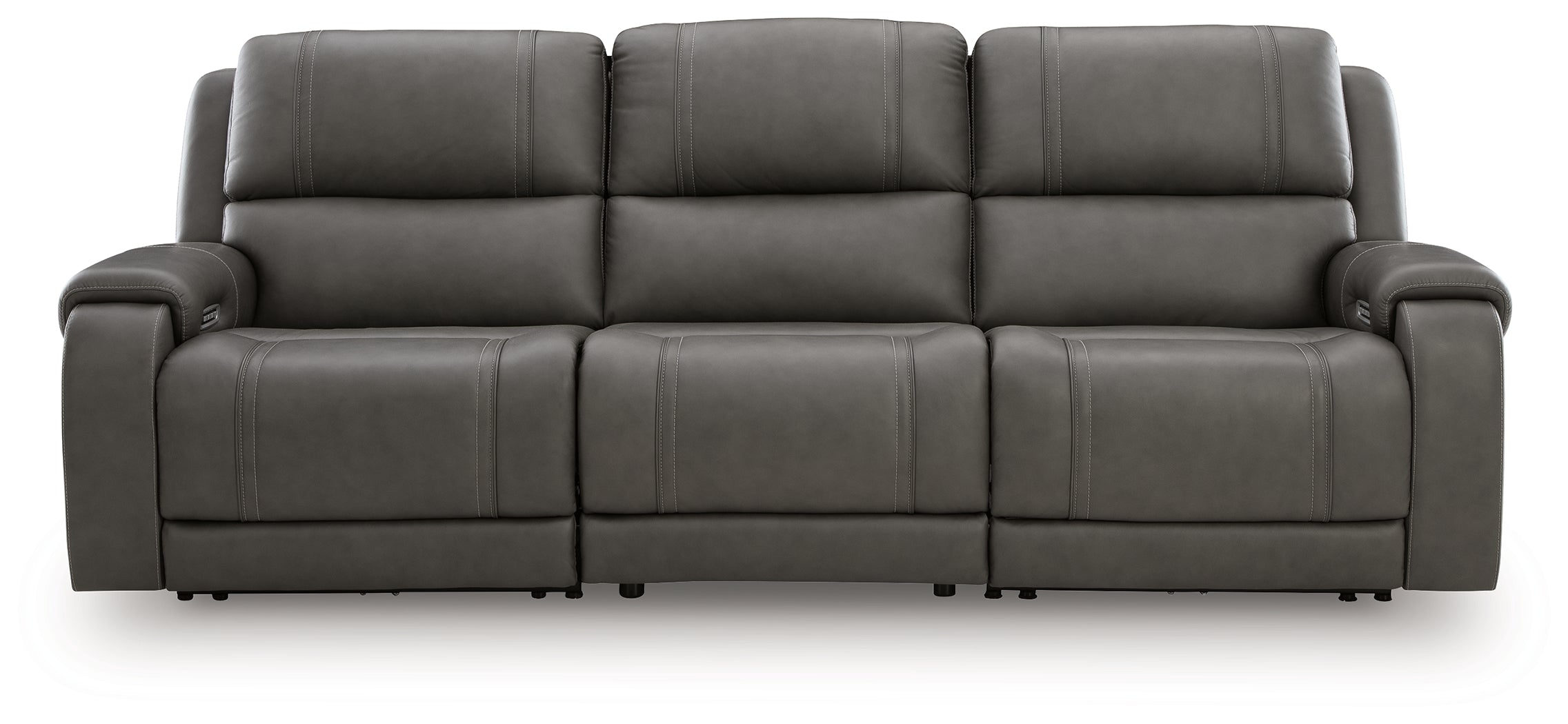 Best Furniture Outlet - Ashley Furniture - 5Z - Pittson Sectional - 3-Piece Power Sectional Reclining Sofa / Anchor - PCU12600S3