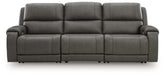Best Furniture Outlet - Ashley Furniture - 5Z - Pittson Sectional - 3-Piece Power Sectional Reclining Sofa / Anchor - PCU12600S3