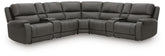 Best Furniture Outlet - Ashley Furniture - 5Z - Pittson Sectional - 7-Piece Power Reclining Sectional - PCU12600S10