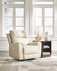 Best Furniture Outlet - Ashley Furniture - Dahlmoore Living Room - Power Rocker Recliner / Almond - U1320098