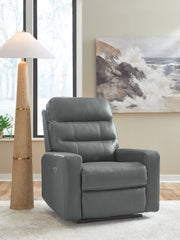 Best Furniture Outlet - Ashley Furniture - Pennacle Pier Living Room - PWR Recliner/ADJ Headrest / Tideon - PCU1350113