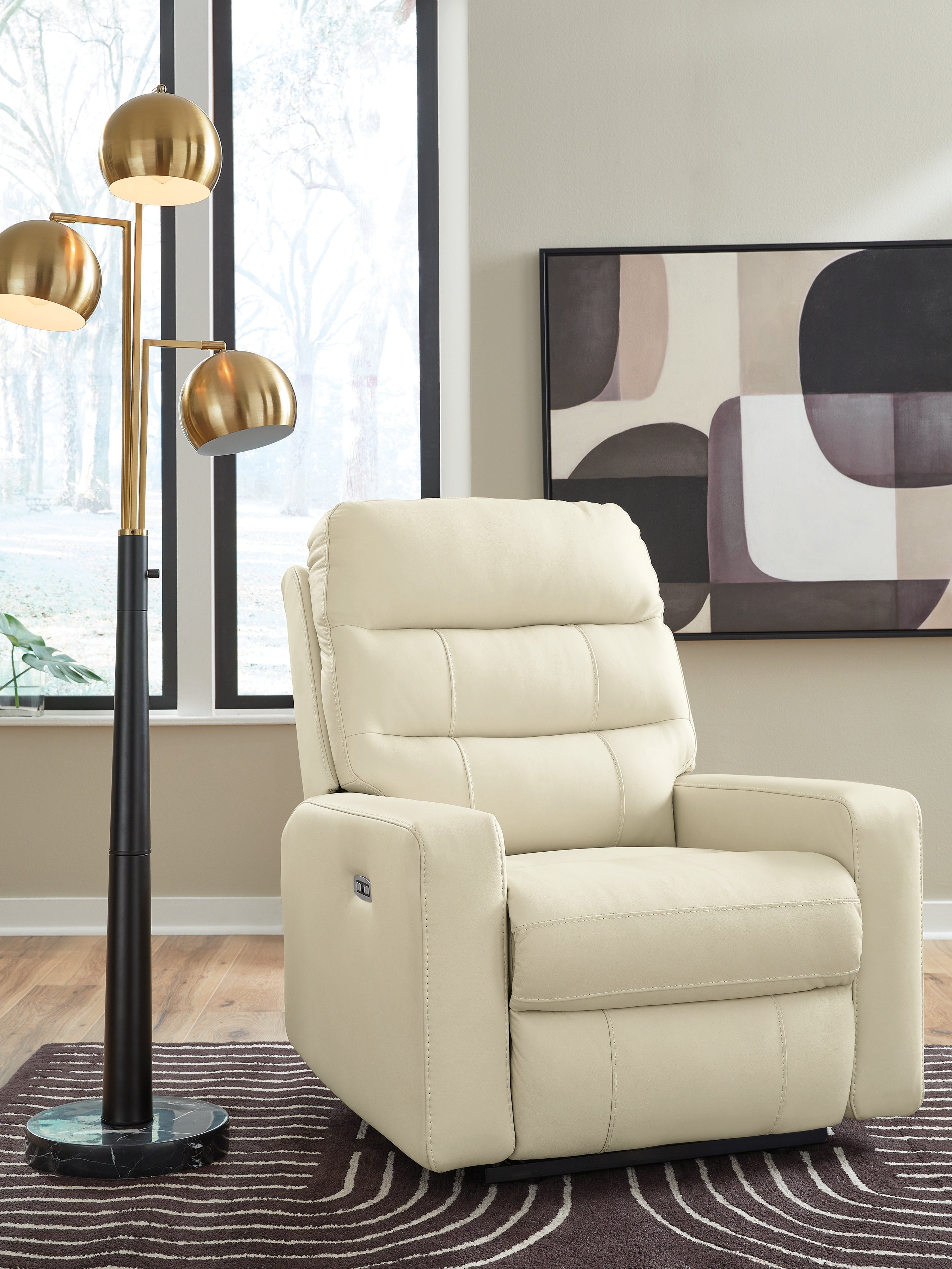 Best Furniture Outlet - Ashley Furniture - Pennacle Pier Living Room - PWR Recliner/ADJ Headrest - PCU1350213