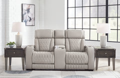 Best Furniture Outlet - Ashley Furniture - Boyington Living Room - PWR REC Loveseat/CON/ADJ HDRST / Gray - U2710518