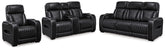 Best Furniture Outlet - Ashley Furniture - Boyington Power Reclining Sofa, Loveseat and Recliner - Power Reclining Sofa, Loveseat and Recliner / Gray - U27105U2