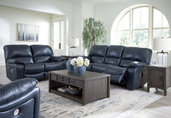 Best Furniture Outlet - Ashley Furniture - Leesworth Power Reclining Sofa, Loveseat and Recliner - Power Reclining Sofa, Loveseat and Recliner - U43809U2
