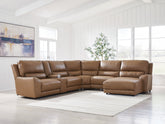 Best Furniture Outlet - Ashley Furniture - DeepWakes Sectional - 6-Piece Power Reclining Sectional with Chaise - PCU62606S6