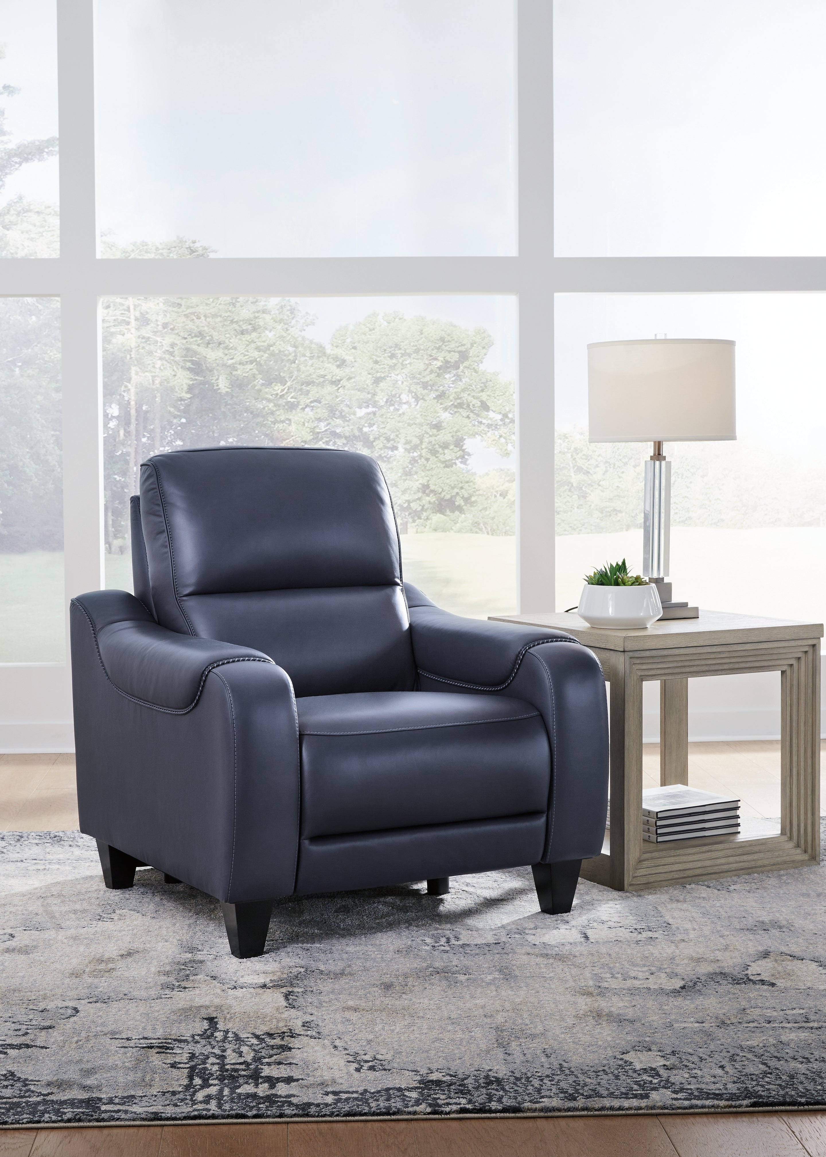 Best Furniture Outlet - Ashley Furniture - Mercomatic Living Room - PWR Recliner/ADJ Headrest / Ocean - U7531113