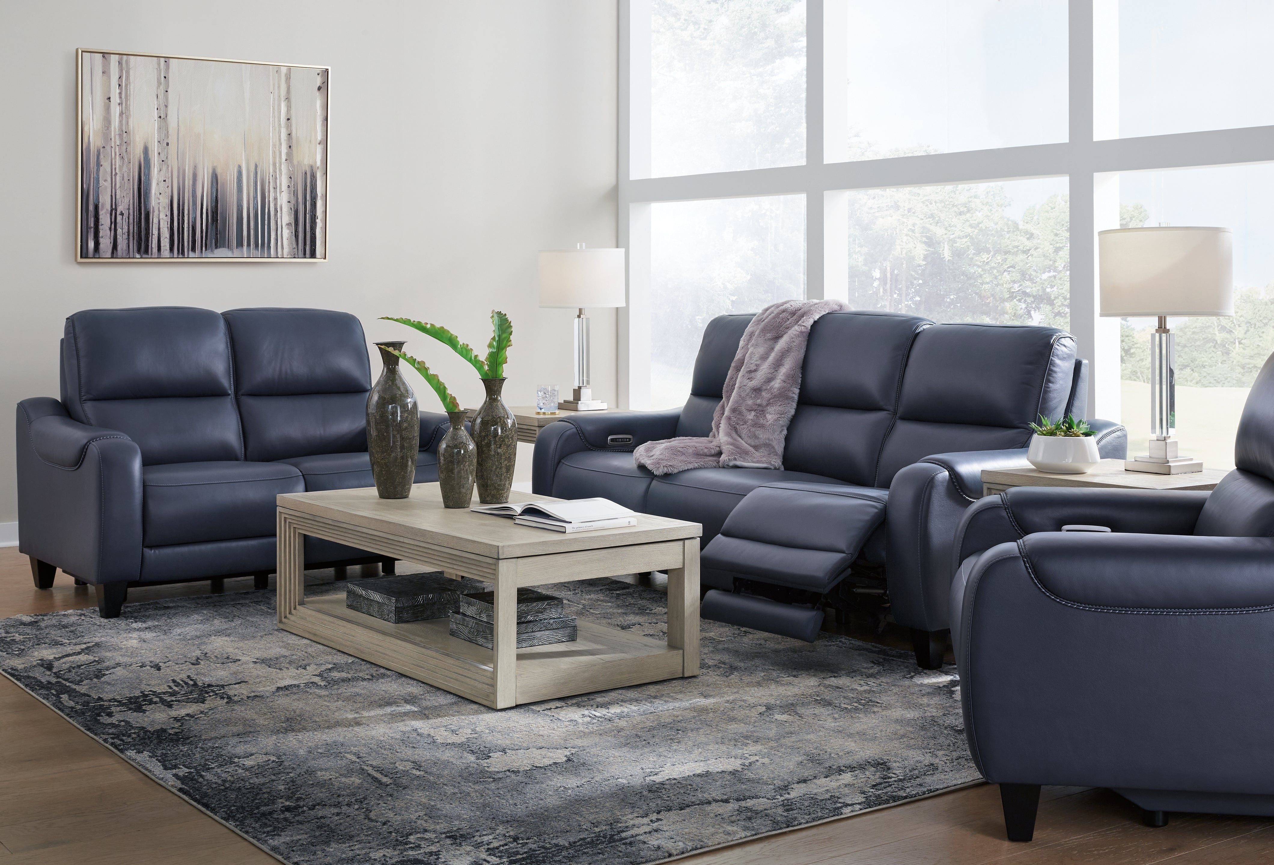 Best Furniture Outlet - Ashley Furniture - Mercomatic Power Reclining Sofa, Loveseat and Recliner - Power Reclining Sofa, Loveseat and Recliner - U75311U2
