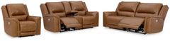 Best Furniture Outlet - Ashley Furniture - Trasimeno Power Reclining Sofa, Loveseat and Recliner - Power Reclining Sofa, Loveseat and Recliner - U82815U2