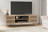 Best Furniture Outlet - Ashley Furniture - Cielden TV Stand - 72" / Two-tone - W1199-68