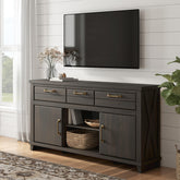Best Furniture Outlet - Ashley Furniture - Brazen Valley TV Stand - 71" - W2648-268