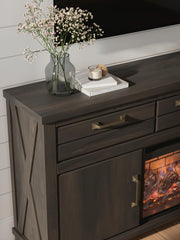 Brazen Valley 71" TV Stand with Electric Fireplace