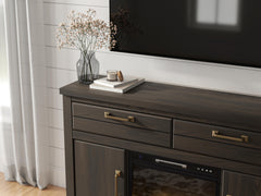 Brazen Valley 60" TV Stand with Electric Fireplace