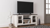 Best Furniture Outlet - Ashley Furniture - Dorrinson 60" TV Stand - 60" / Two-tone - W287-68