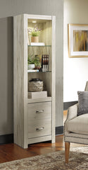 Best Furniture Outlet - Ashley Furniture - Bellaby Entertainment Center - Pier / Whitewash - W331-24