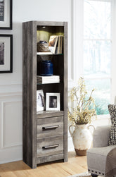 Best Furniture Outlet - Ashley Furniture - Wynnlow Entertainment Center - 4-Piece Entertainment Center / Gray - W440W2