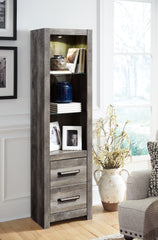 Best Furniture Outlet - Ashley Furniture - Wynnlow Entertainment Center - 4-Piece Entertainment Center / Gray - W440W2