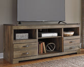 Best Furniture Outlet - Ashley Furniture - Trinell TV Stand - 63" / Brown - W446-68