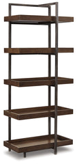 Best Furniture Outlet - Ashley Furniture - Starmore Entertainment Center - Left or Right Pier / Brown/Gunmetal - W633-34
