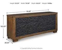 Rosswain 80" TV Stand