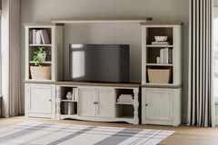 Best Furniture Outlet - Ashley Furniture - Havalance Entertainment Center - Bridge / Two-tone - W814-35