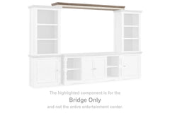 Best Furniture Outlet - Ashley Furniture - Havalance Entertainment Center - Bridge / Two-tone - W814-35