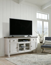 Best Furniture Outlet - Ashley Furniture - Havalance TV Stand - TV Stand / Two-tone - W814-68