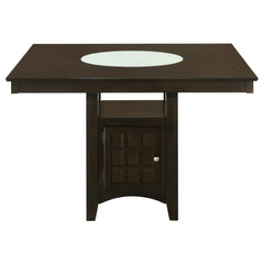 Gabriel 5-piece Square Counter Height Dining Set Cappuccino