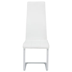 Montclair Upholstered Dining Side Chair White (Set of 4)
