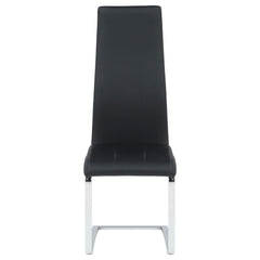 Montclair Upholstered Dining Side Chair Black (Set of 4)