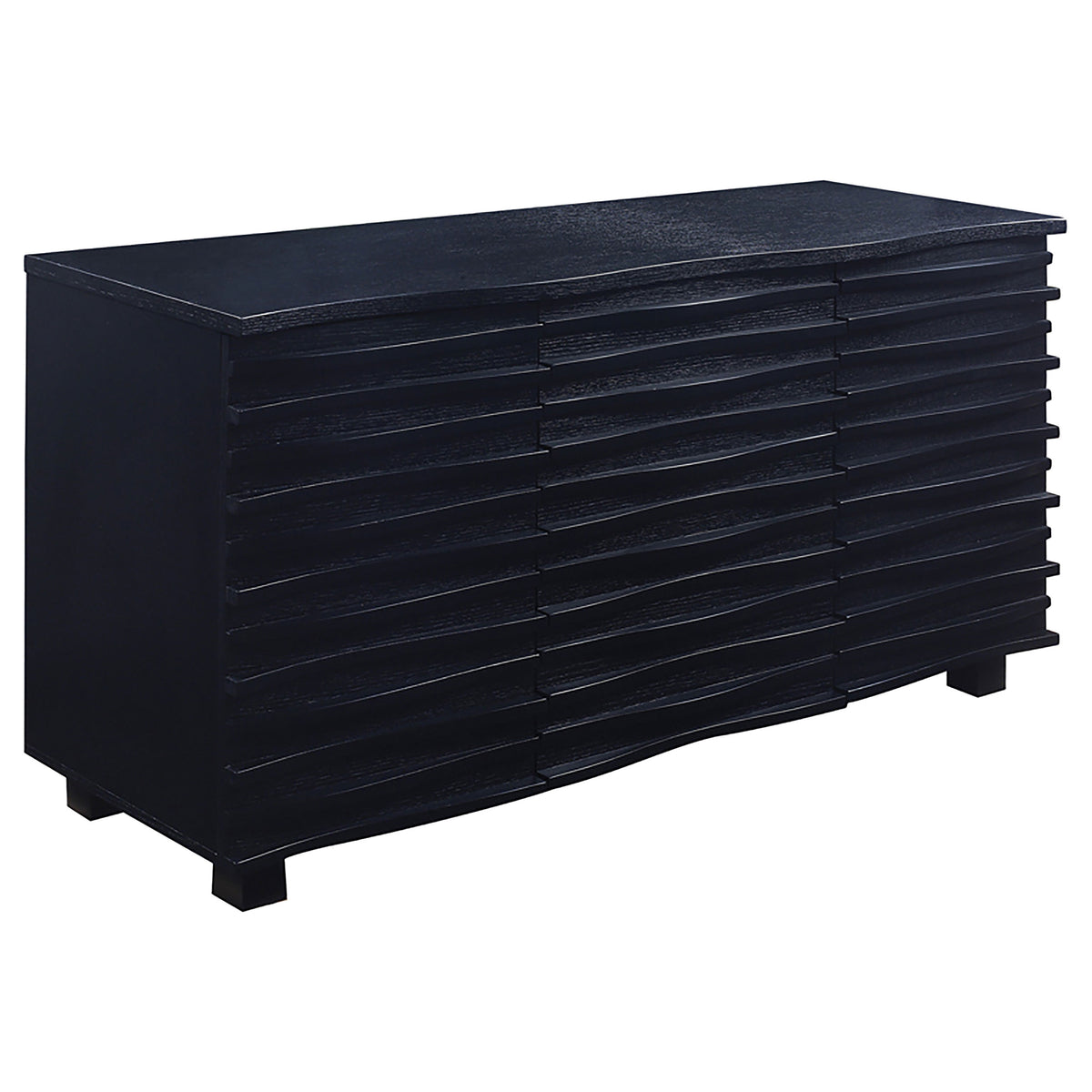Best Furniture Outlet - Coaster - Stanton 3-drawer Sideboard Buffet Storage Cabinet Black - 102065