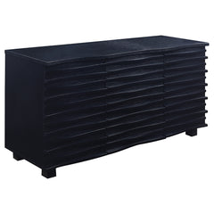 Best Furniture Outlet - Coaster - Stanton 3-drawer Sideboard Buffet Storage Cabinet Black - 102065