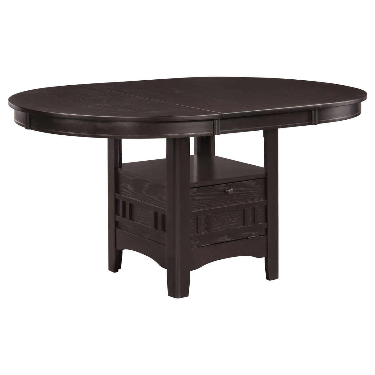 Best Furniture Outlet - Coaster - Lavon Oval 60-inch Wood Extension Leaf Dining Table Espresso - 102671