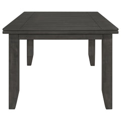 Dalila Rectangular 66-inch Wood Dining Table Dark Grey