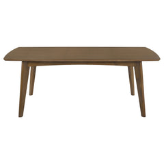 Malone Rectangular 78-inch Wood Dining Table Dark Walnut