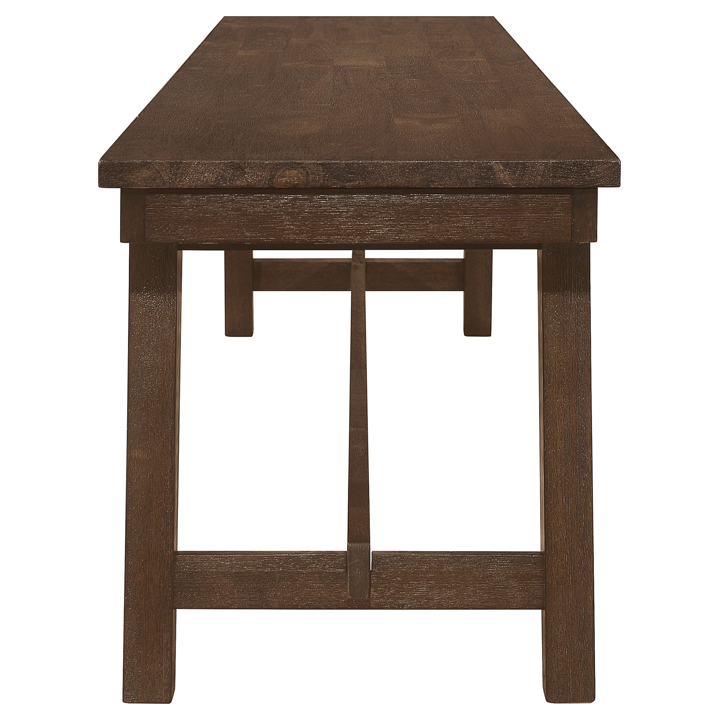 Reynolds 6-piece Rectangular Dining Table Set Brown Oak